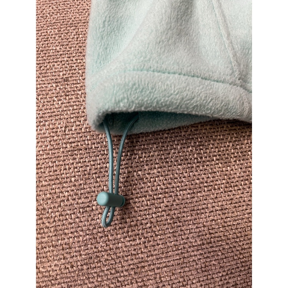 Columbia Women's Light Blue Fleece Full Zip Jacket S Adjustable Drawstring - Picture 7 of 9